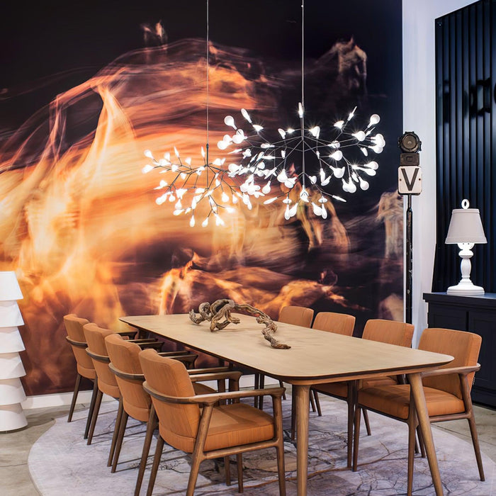 Rose Gold Firefly LED Chandelier-DWHOME