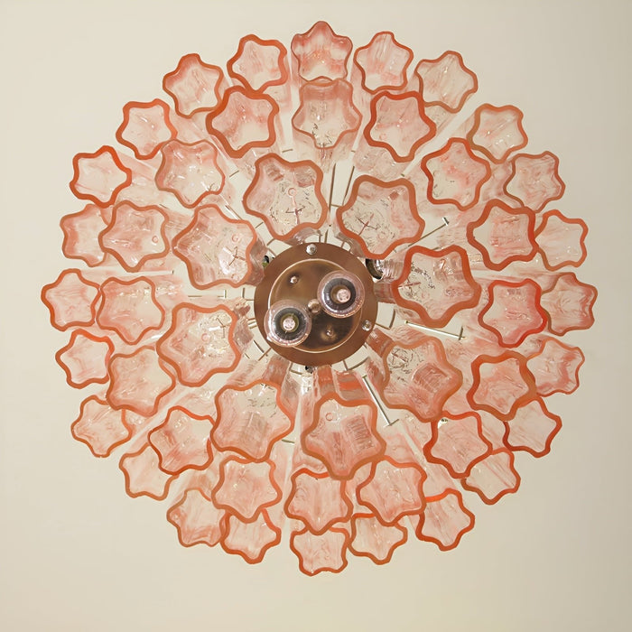 Rose Murano Glass Chandelier
