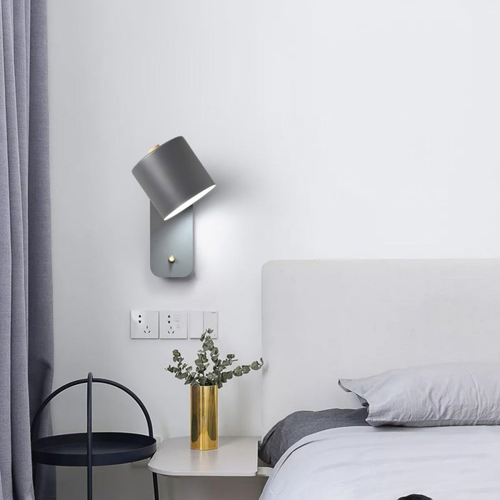 Rotatable Cylinder Plug-in Wall Lamp - DWHOME