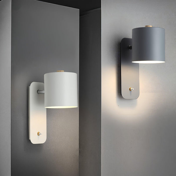 Rotatable Cylinder Plug-in Wall Lamp - DWHOME