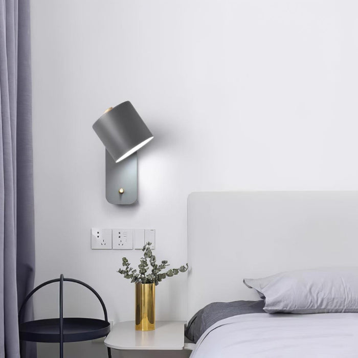 Rotatable Cylinder Plug-in Wall Lamp - DWHOME