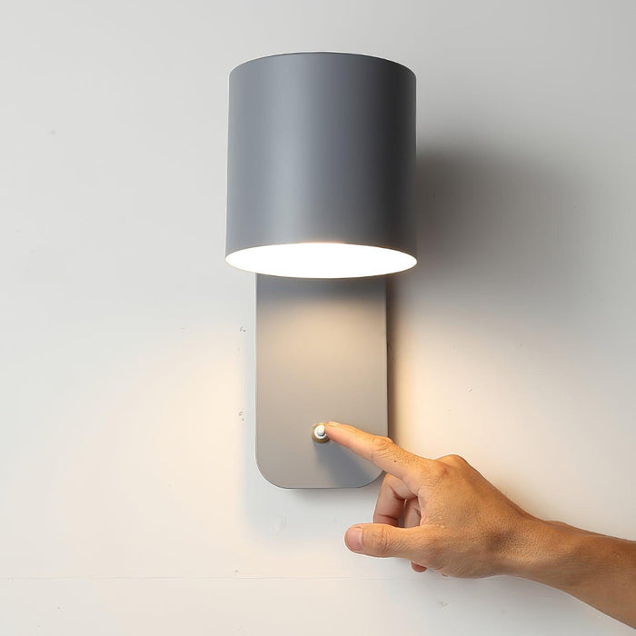 Rotatable Cylinder Plug-in Wall Lamp - DWHOME