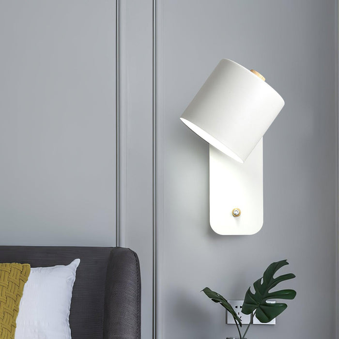 Rotatable Cylinder Plug-in Wall Lamp - DWHOME