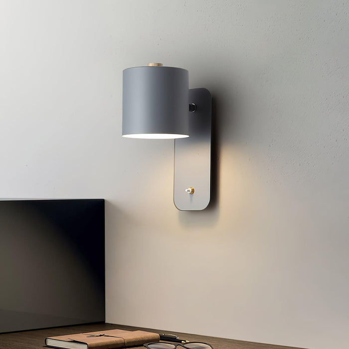 Rotatable Cylinder Plug-in Wall Lamp - DWHOME