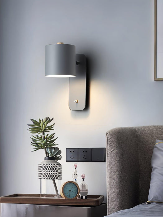 Rotatable Cylinder Plug-in Wall Lamp - DWHOME