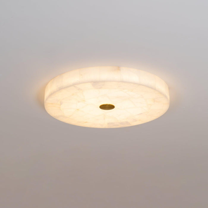 Round Alabaster Ceiling Lamp-DWHOME