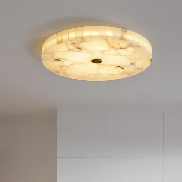 Round Alabaster Ceiling Lamp-DWHOME