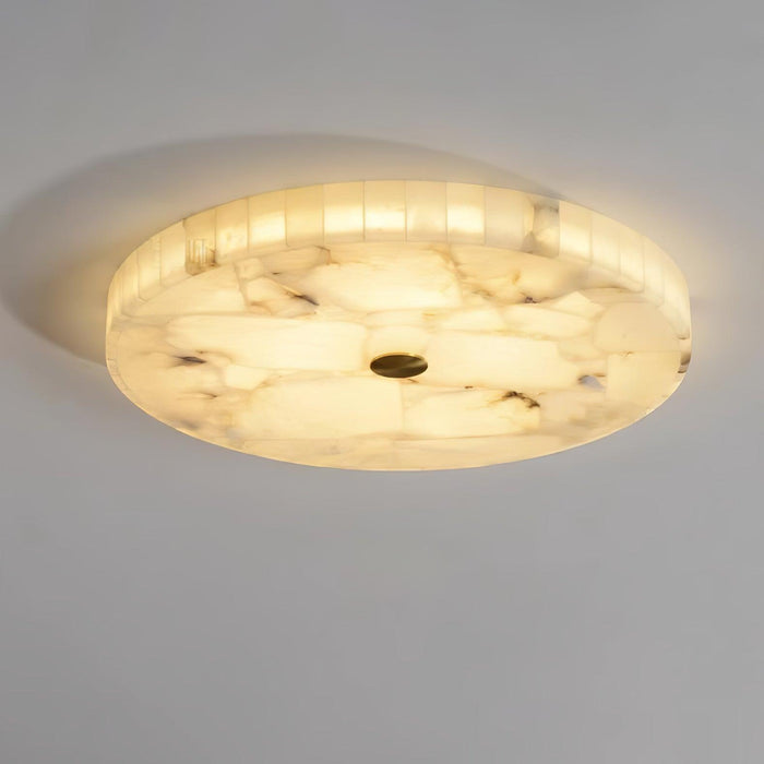 Round Alabaster Ceiling Lamp-DWHOME