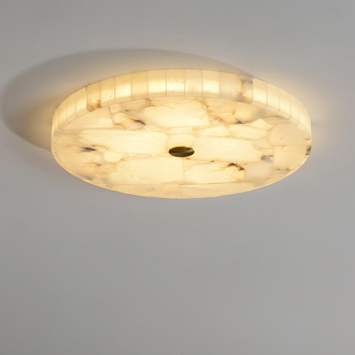 Round Alabaster Ceiling Lamp-DWHOME