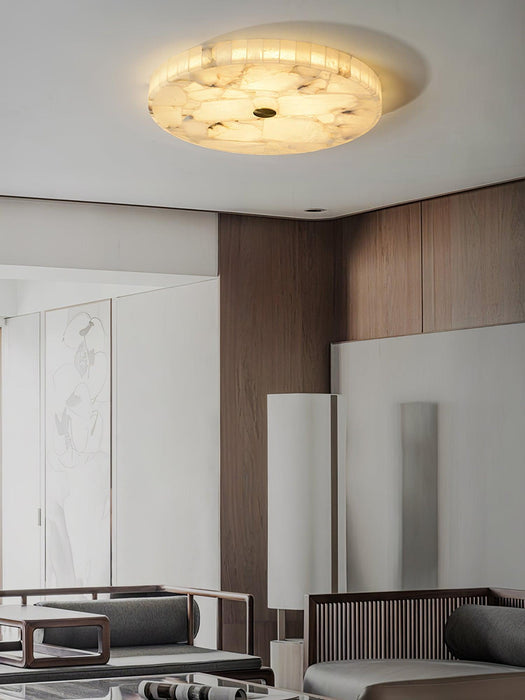 Round Alabaster Ceiling Lamp-DWHOME