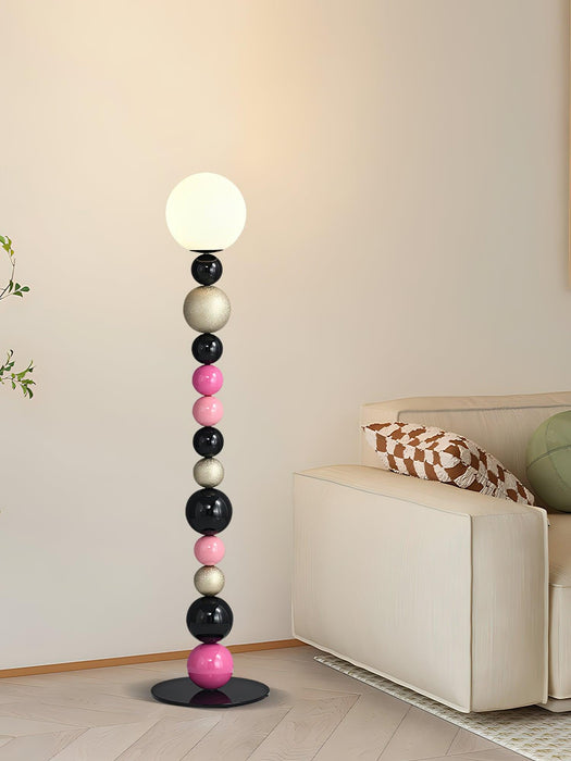 Round Balls Stacking Floor Lamp-DWHOME