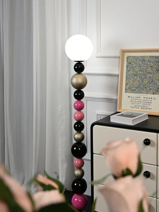 Round Balls Stacking Floor Lamp-DWHOME