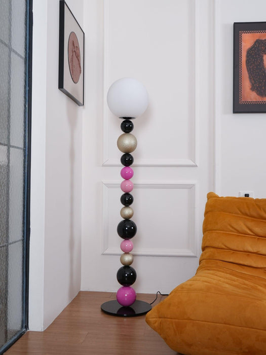 Round Balls Stacking Floor Lamp-DWHOME
