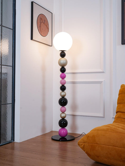 Round Balls Stacking Floor Lamp-DWHOME