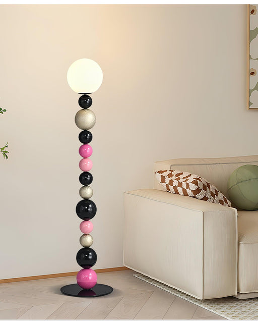 Round Balls Stacking Floor Lamp-DWHOME