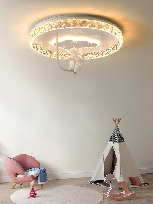 Round Carousel Children's Ceiling Lamp-DWHOME