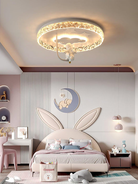 Round Carousel Children's Ceiling Lamp-DWHOME