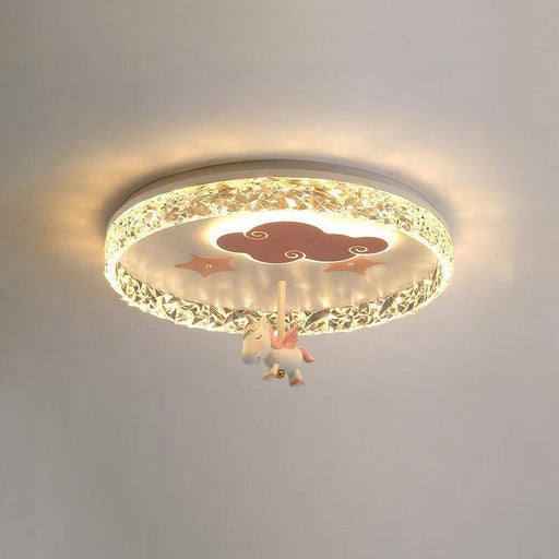 Round Carousel Children's Ceiling Lamp-DWHOME