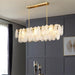 Round Cloud Glass Chandelier-DWHOME