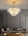 Round Cloud Glass Chandelier-DWHOME