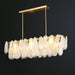 Round Cloud Glass Chandelier-DWHOME