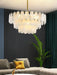 Round Cloud Glass Chandelier-DWHOME