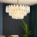 Round Cloud Glass Chandelier-DWHOME