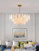 Round Cloud Glass Chandelier-DWHOME