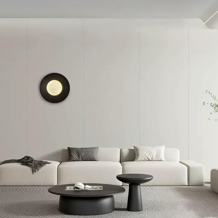 Round Glass Art Wall Lamp - DWHOME