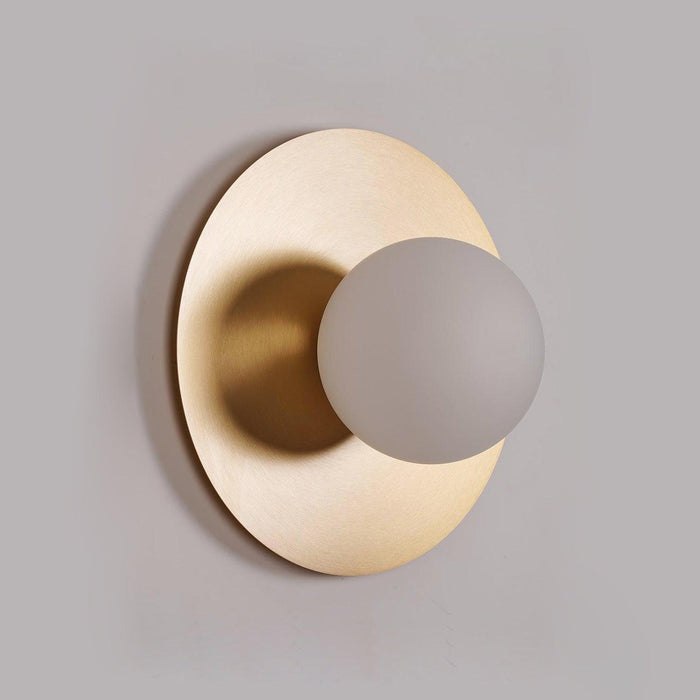 Round Glass Art Wall Lamp - DWHOME