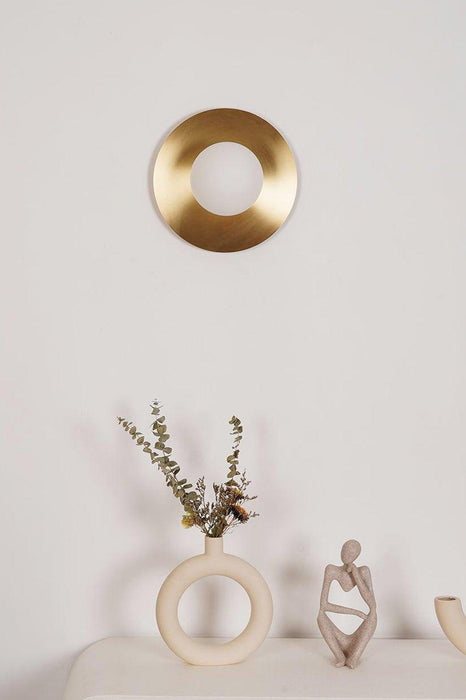 Round Glass Art Wall Lamp - DWHOME