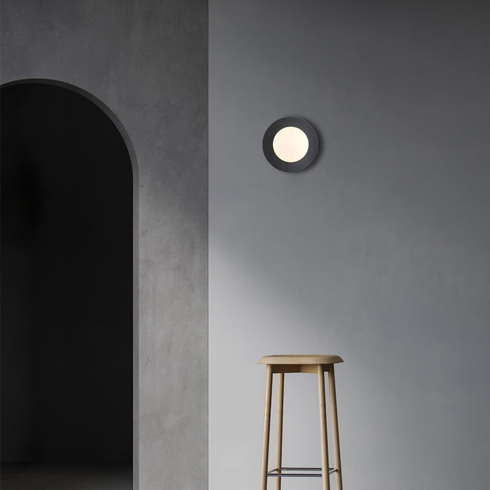 Round Glass Art Wall Lamp - DWHOME