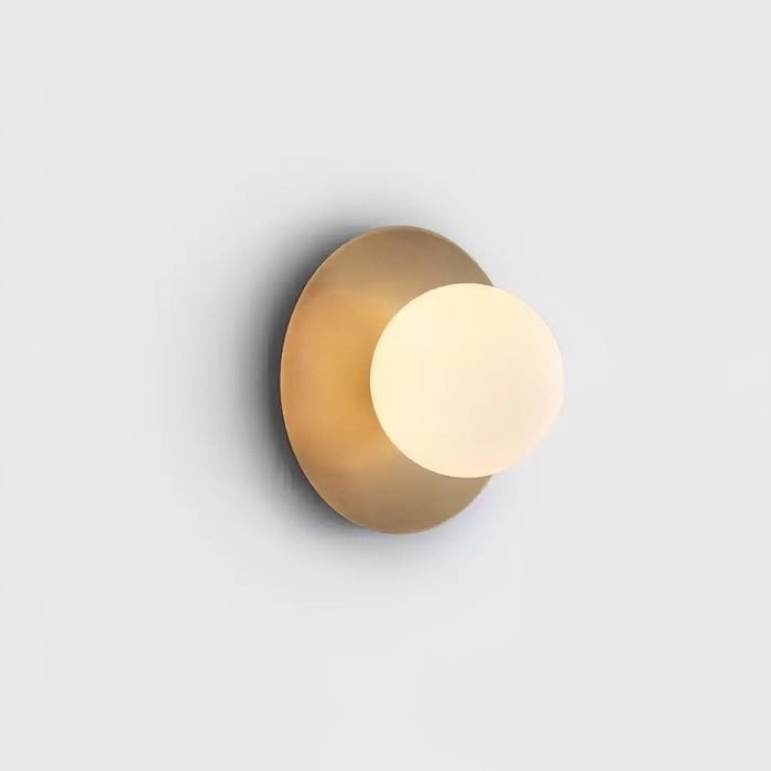 Round Glass Art Wall Lamp - DWHOME