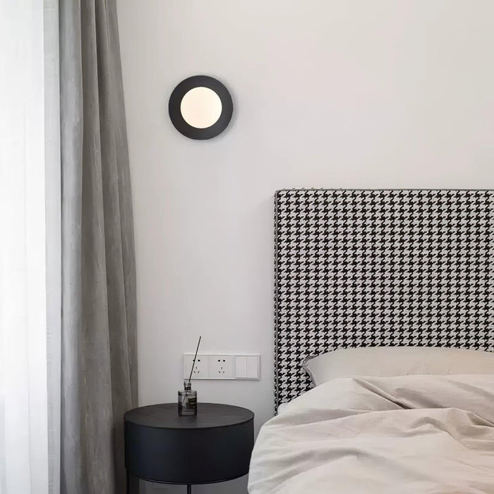 Round Glass Art Wall Lamp - DWHOME