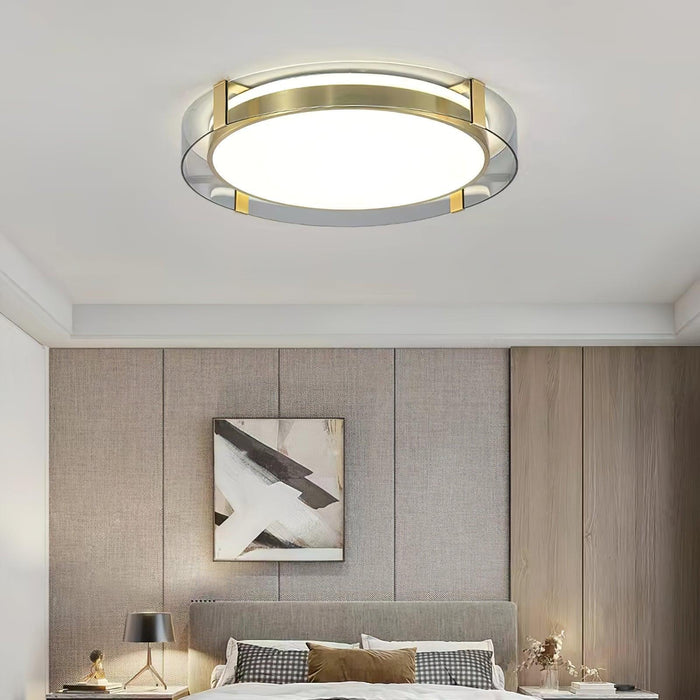 Round Low Profile Ceiling Light-DWHOME