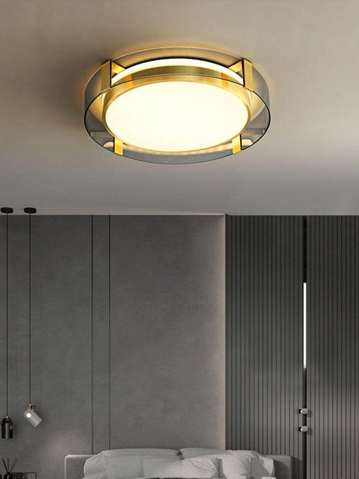 Round Low Profile Ceiling Light-DWHOME