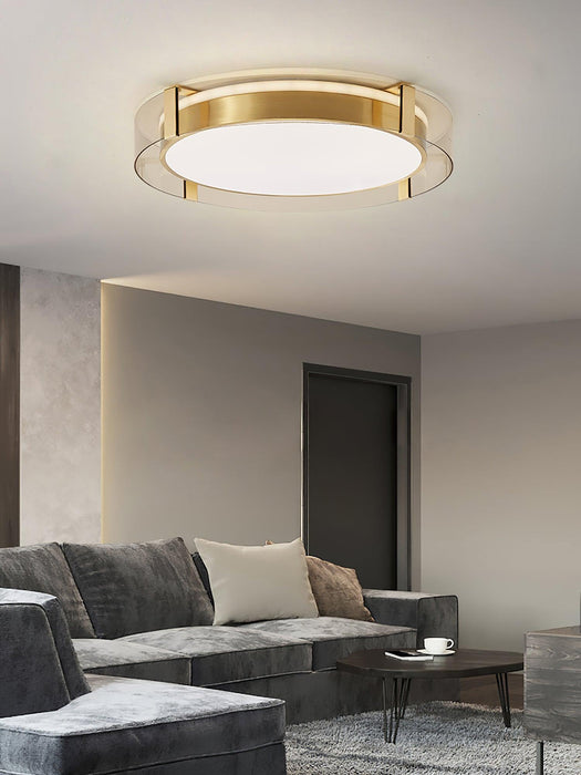 Round Low Profile Ceiling Light-DWHOME