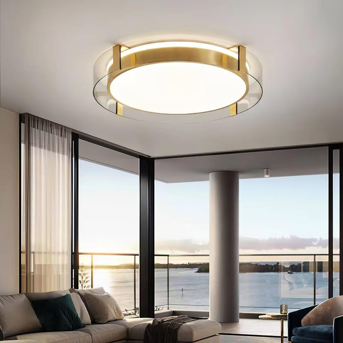 Round Low Profile Ceiling Light-DWHOME
