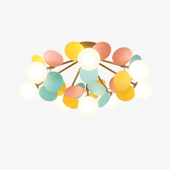 Round Macaron Ceiling Lamp-DWHOME