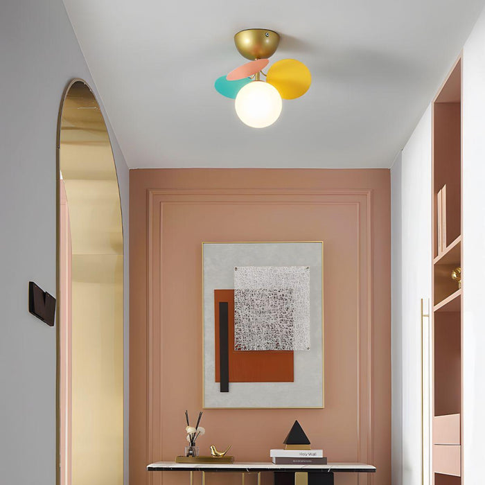 Round Macaron Ceiling Lamp-DWHOME