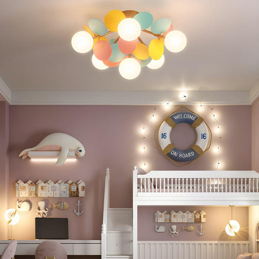 Round Macaron Ceiling Lamp-DWHOME