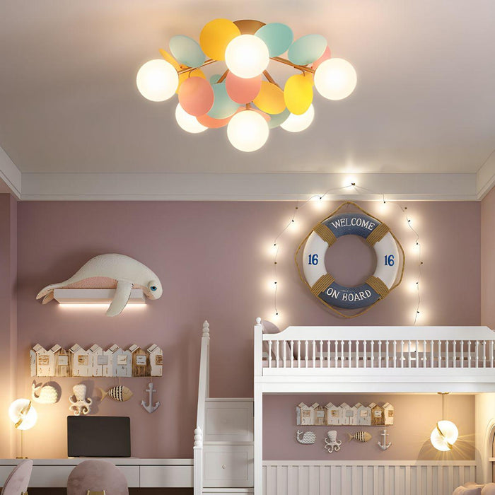 Round Macaron Ceiling Lamp-DWHOME