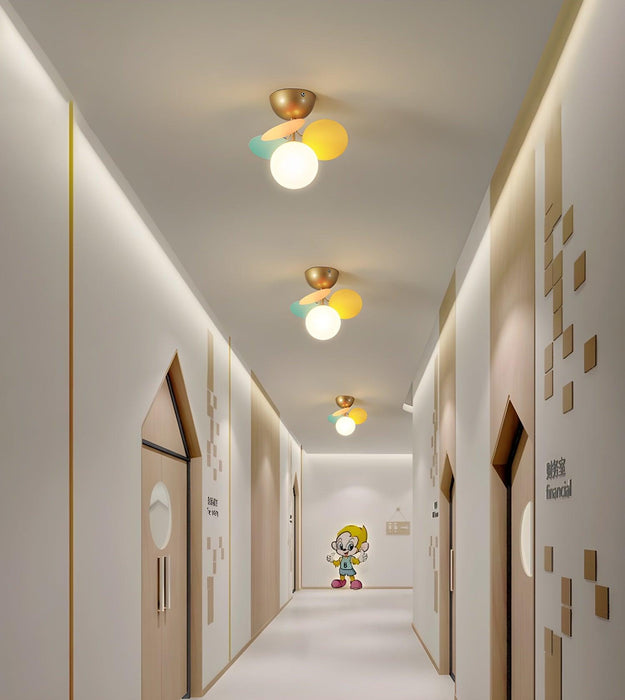 Round Macaron Ceiling Lamp-DWHOME