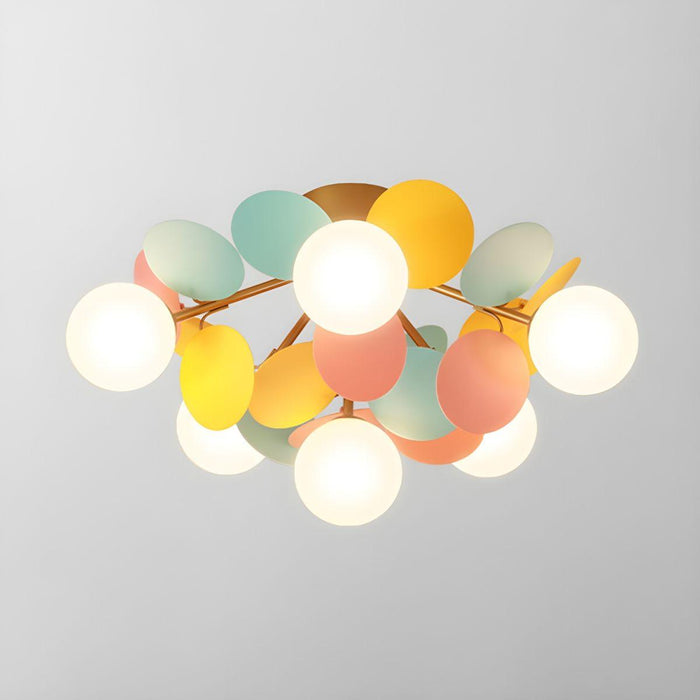 Round Macaron Ceiling Lamp-DWHOME
