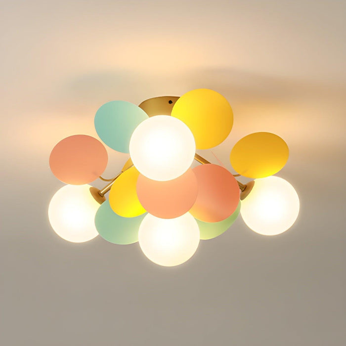 Round Macaron Ceiling Lamp-DWHOME
