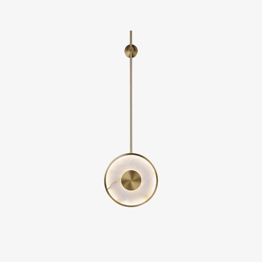 Round Alabaster Wall Lamp-DWHOME
