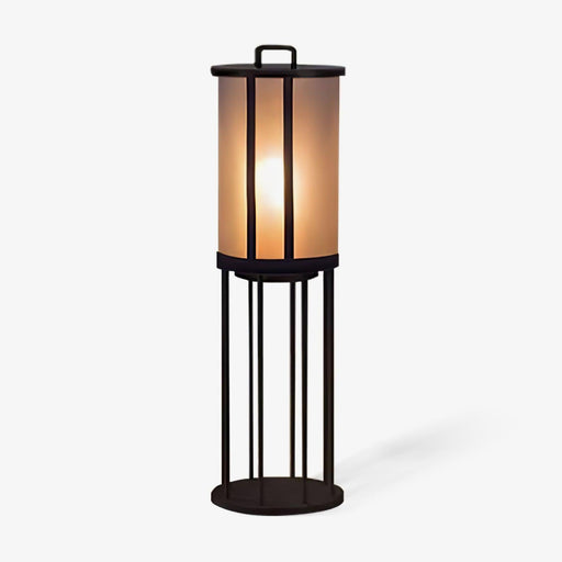 Round Pillar Acrylic Lantern Outdoor Lamp-DWHOME