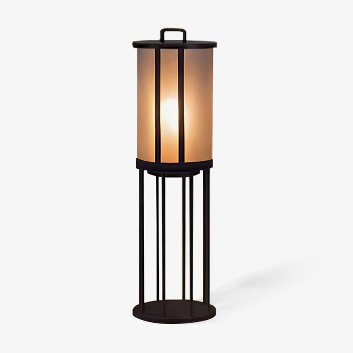 Round Pillar Acrylic Lantern Outdoor Lamp-DWHOME