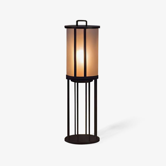 Round Pillar Acrylic Lantern Outdoor Lamp-DWHOME