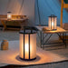 Round Pillar Acrylic Lantern Outdoor Lamp-DWHOME